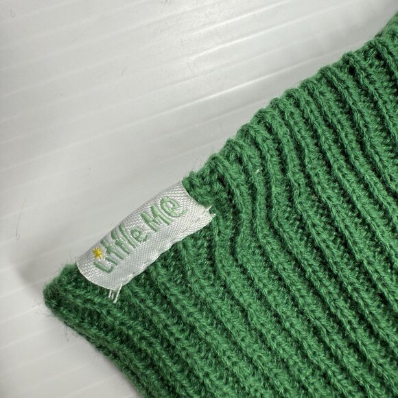 Little Me Reindeer Knit Hat 12-24M Green Red Pom Christmas Winter Beanie New NWT - Picture 3 of 7